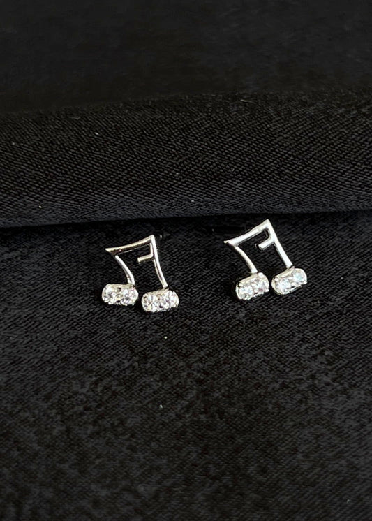 Music note earrings